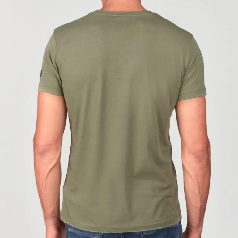 T Shirt Le Temps des Cerises homme Ray kaki