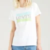 T Shirt Levi's ® femme Perfect Tee blanc logo Levis