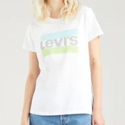 T Shirt Levi's ® femme Perfect Tee blanc logo Levis