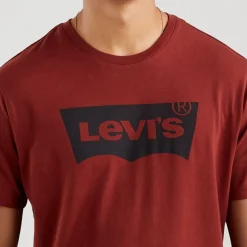 T Shirt Levi's ® homme Hm One Color bordeaux fired brick