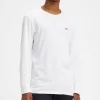 T Shirt manches longues Levi's homme Original Tee blanc