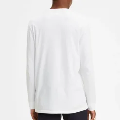 T Shirt manches longues Levi's homme Original Tee blanc