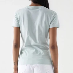 Tee Shirt Salsa Jeans femme en coton vert
