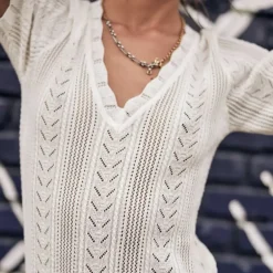 Top Freeman T Porter femme Polane blanc
