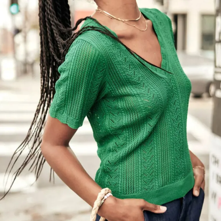 Top Freeman T Porter femme Polane vert