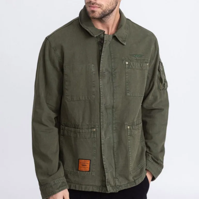 Veste droite Bombers Original Davis Kaki