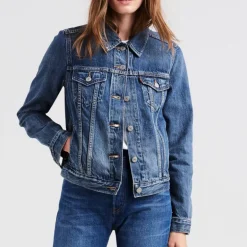 Veste en Jean femme Levi's ® modèle Original Trucker Soft As Butter Dark