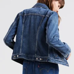 Veste en Jean femme Levi's ® modèle Original Trucker Soft As Butter Dark
