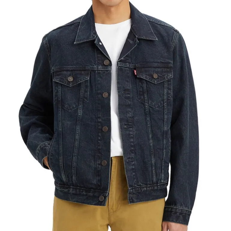 Veste en Jean Levis Trucker Jacket blue black