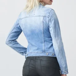 Veste en jeans Salsa femme bleu clair