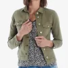 Veste femme Le Temps des Cerises Lilly kaki