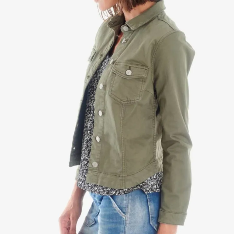 Veste femme Le Temps des Cerises Lilly kaki