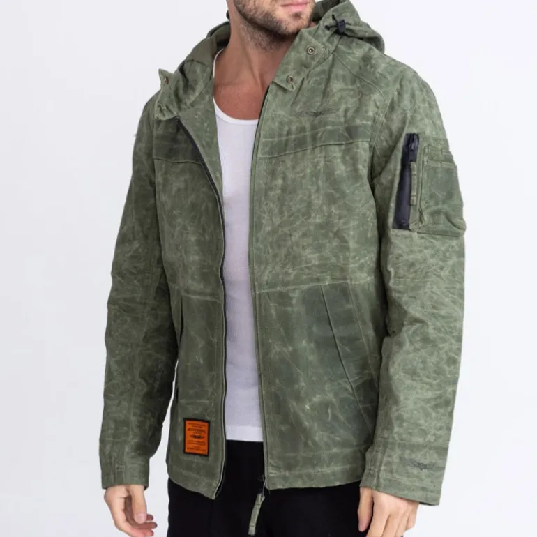 Veste gabardine Bombers Original Elelson Kaki