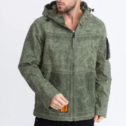 Veste gabardine Bombers Original Elelson Kaki