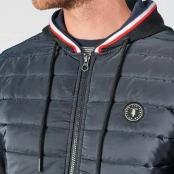 Veste hybride Le Temps des Cerises homme Thol bleu marine