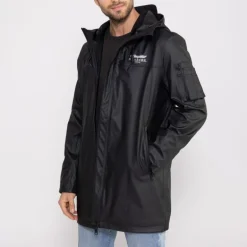 Veste longue imperméable Bombers Original Djinn noire