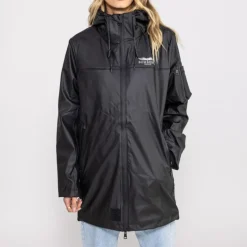 Veste longue imperméable Bombers Original femme Djinn noir