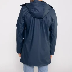 Veste longue imperméable Bombers Original Djinn bleu marine