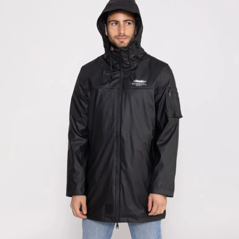 Veste longue imperméable Bombers Original Djinn noire