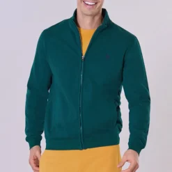 Veste zippé Us Polo Assn verte